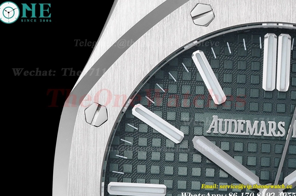 SS A4302 Mod MPF Oak Royal 41mm 15500 SS Green 0519